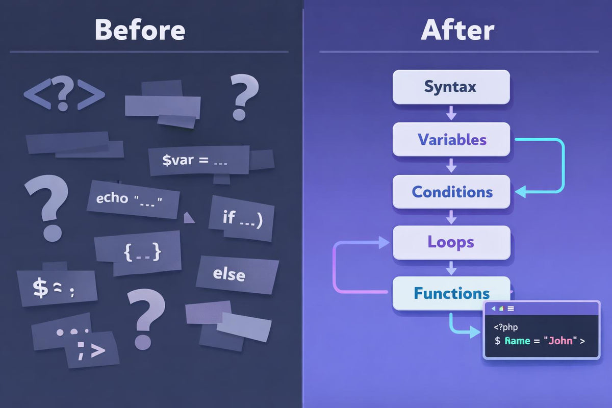 A before-and-after comparison graphic for a cybersecurity investigation tool or service. The left 'Before' side shows scattered document and file icons